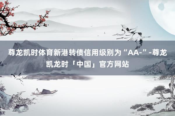 尊龙凯时体育新港转债信用级别为“AA-”-尊龙凯龙时「中国」官方网站
