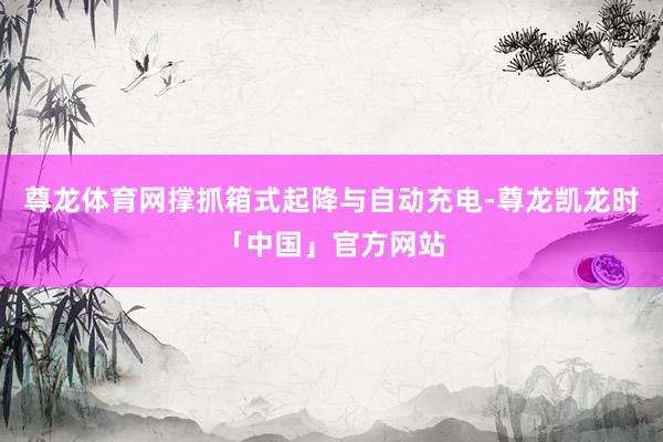 尊龙体育网撑抓箱式起降与自动充电-尊龙凯龙时「中国」官方网站